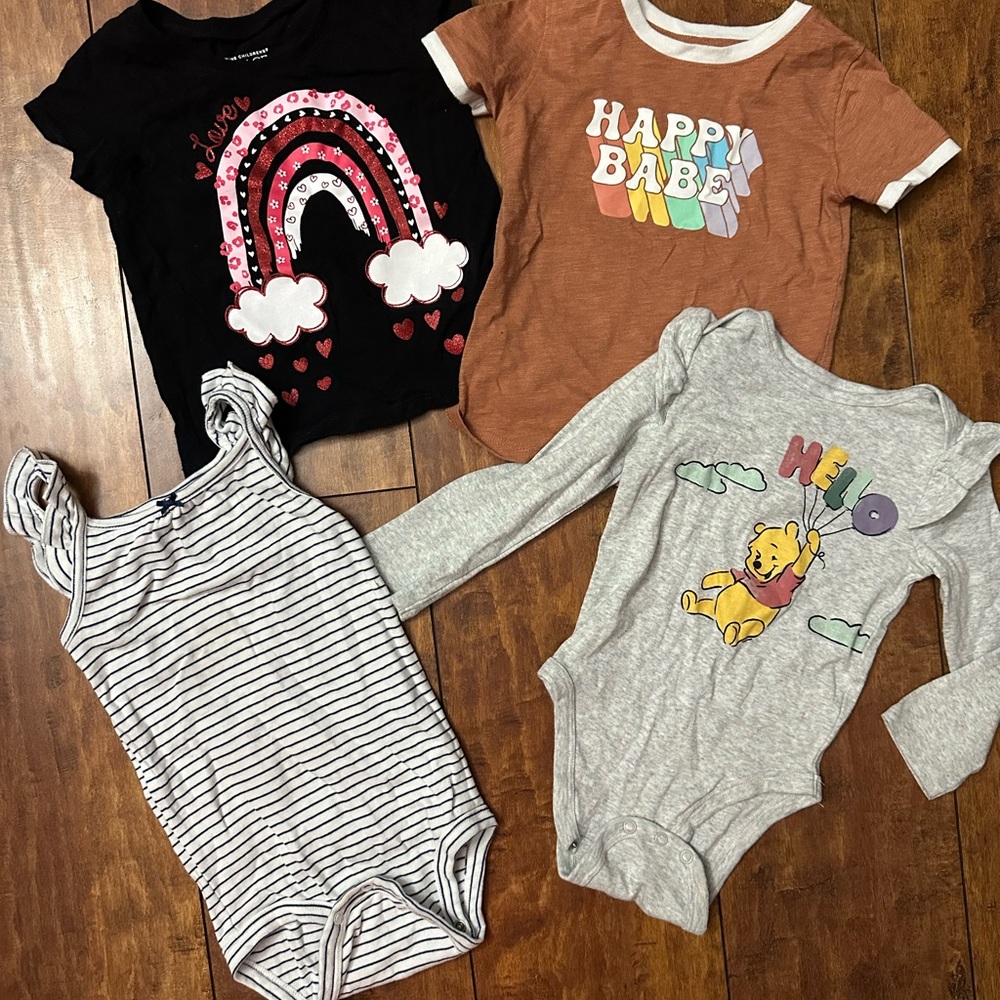 24 month - 2T girls shirt bundle